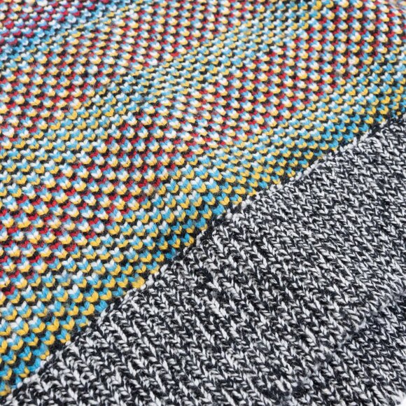 rag & bone Willow Rainbow Sweater 100% Merino Wool Chunky Colorful - Picture 8 of 14